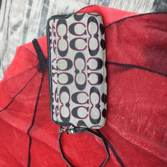 Coach black and grey canvas wallet - Picture 2 of 14